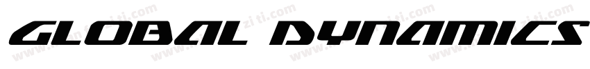 Global Dynamics Ital字体转换